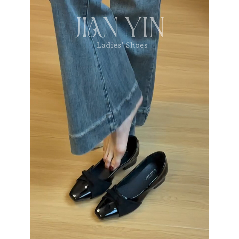 黑色中跟粗跟单鞋|111人收藏