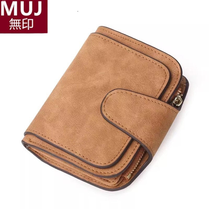 日系MUJ无印钱包多功能驾驶证卡包一体男女新款折叠便携小零钱包