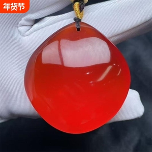 高品质压制鱼惊石青鱼石吊坠成品鱼石样式吊坠手工打磨精品水滴坠