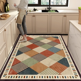 厨房地垫地毯垫脚垫硅藻泥加厚可擦免洗吸水防滑防油耐脏美式 吸油