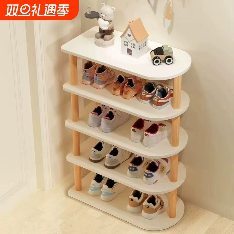 简易门口鞋架多层家用防尘入户宿舍鞋子窄收纳架结实玄关靴子角落