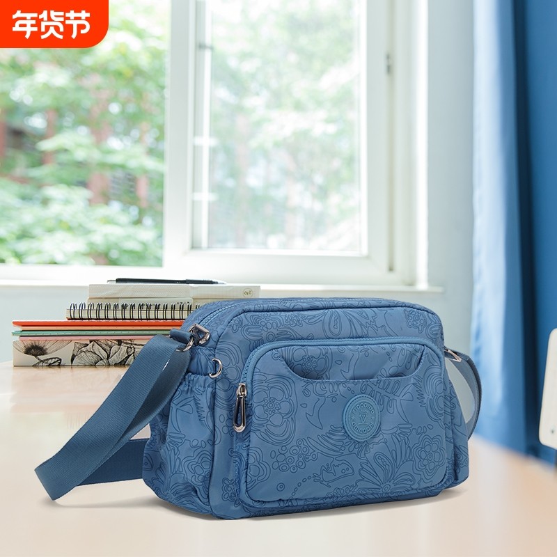 Fido Dido/菲都狄都单肩包女包斜挎包休闲帆布小单肩女士包防水包