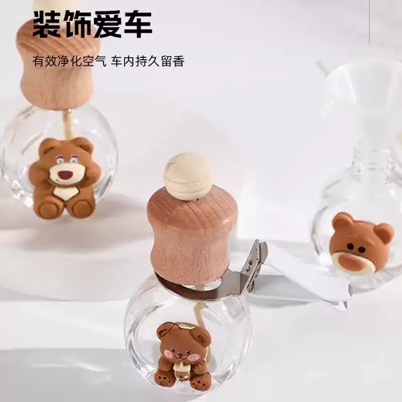 香水花露水香薰挥发瓶空卧室卫生间空调汽车出风口装饰高档小摆件