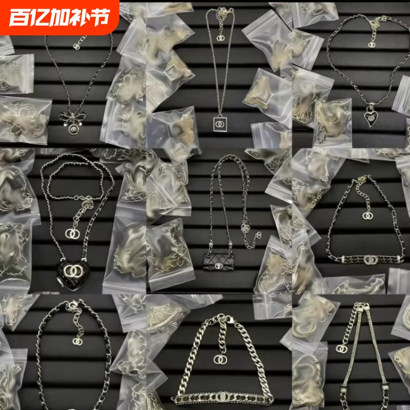 爆款新款小香风项链复古轻奢小众皮绳蝴蝶结锁骨链母亲节毛衣链