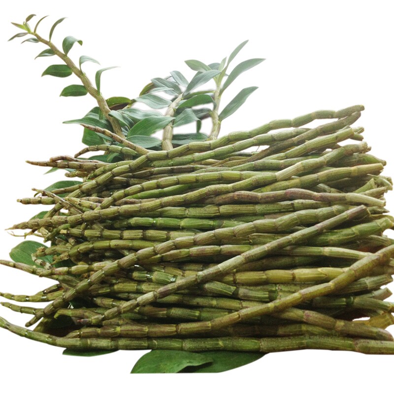 五年正宗云南铁皮枫斗石斛鲜条滋补榨汁煲汤泡酒新鲜胶质现摘现发