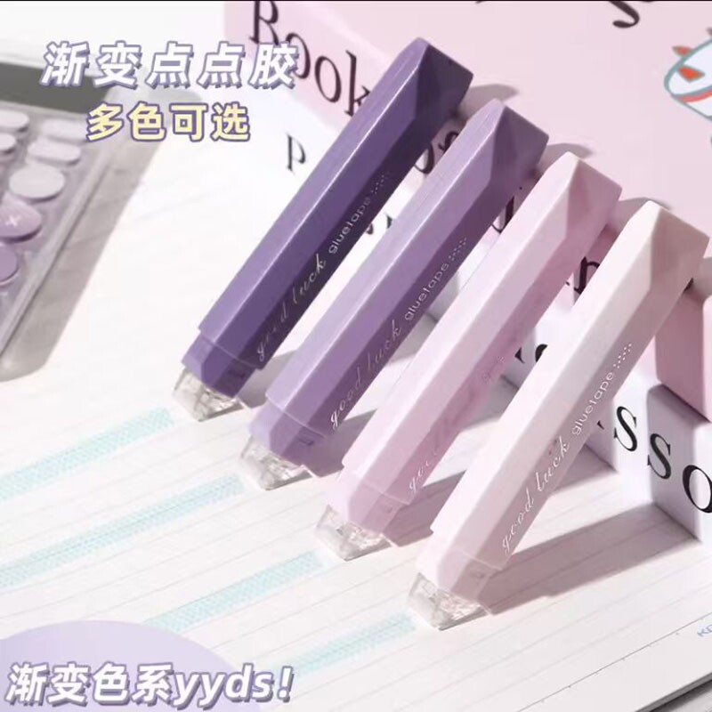 笔式点点胶强力点状双面胶儿童手工手帐胶带学生错题粘贴无痕胶纸替芯图片