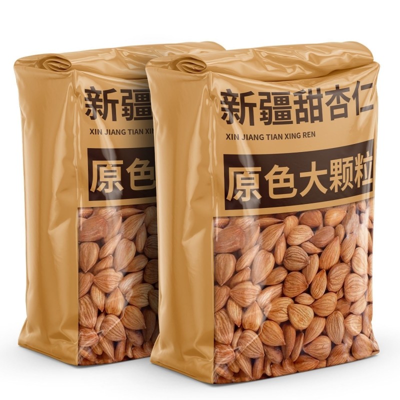 新疆原味甜杏仁500g生杏仁即食坚果特产干果散装年货批发罐装健康,零食/坚果/特产,杏仁/巴旦木,淘宝优惠券,粉丝福利购,淘宝优惠卷