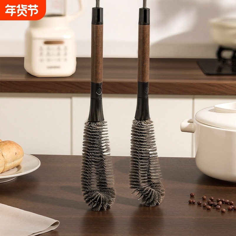 不锈钢杯刷二合一清洁长柄刷破壁机清洗神器洗杯子专用刷子无死角,家庭/个人清洁工具,杯刷/瓶刷,淘宝优惠券,粉丝福利购,淘宝优惠卷