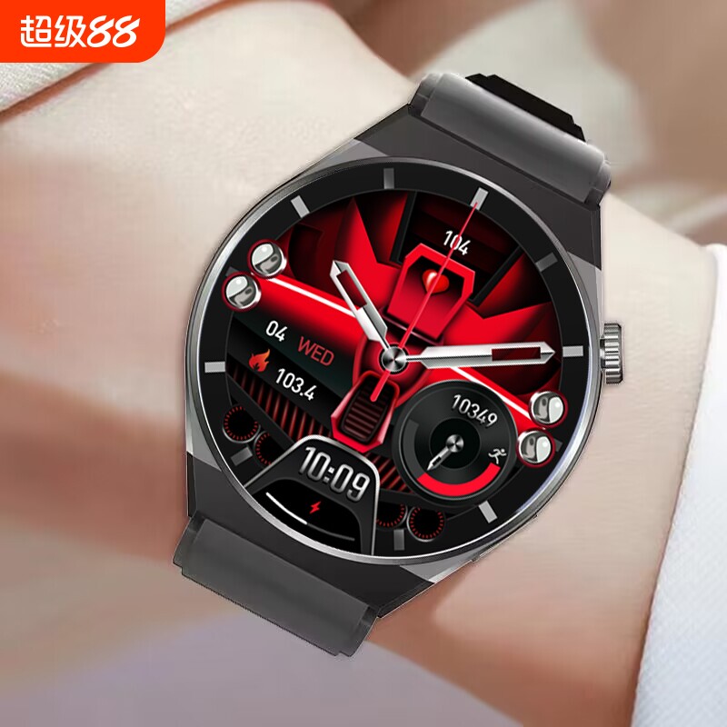 铭胜酷多功能智能手表监测心率血压蓝牙手表运动商务成人手环