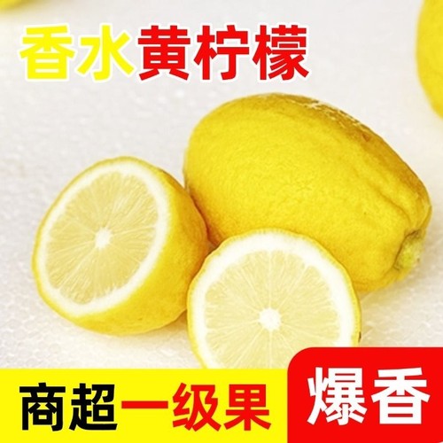 奶茶店专用无籽黄柠檬新鲜饱满