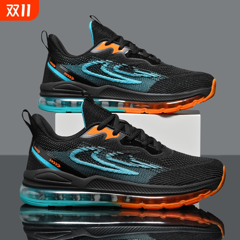 秋季透气网面大码气垫男鞋45码减震46休闲47运动鞋男体育生48