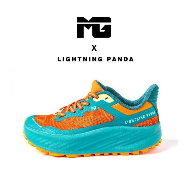 出口欧美户外跑步鞋男鞋透气防滑耐磨越野跑鞋舒适缓震四季变色龙