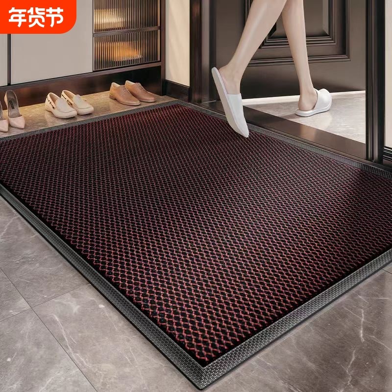 弹力网地垫中式防滑入户门垫免洗灰色吸水脚垫玄关浴室垫耐脏卧室,居家布艺,入户地垫,淘宝优惠券,粉丝福利购,淘宝优惠卷