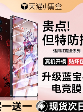 适用红魔9pro钢化膜10pro+手机膜10sPro全屏防窥膜10pro+高清磨砂9SPro+抗指纹9SPro电竞游戏9S屏幕保护贴膜