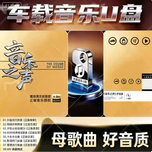 正版 抖音网红热门歌无损音质优盘 汽车高音质车载音乐U盘2026新款
