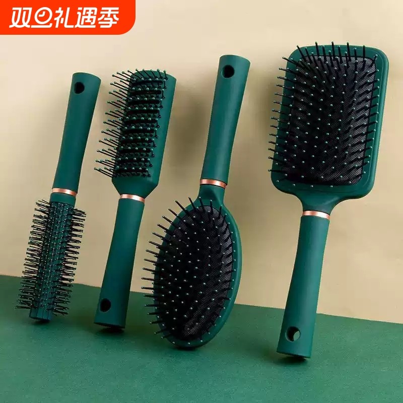 气囊按摩卷发梳内扣圆筒滚梳子吹头发造型卷梳发廊防静电梳大板梳