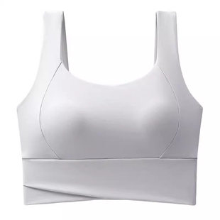 运动内衣女高强度健身防震瑜伽服一体美背背心式 文胸罩防下垂外穿