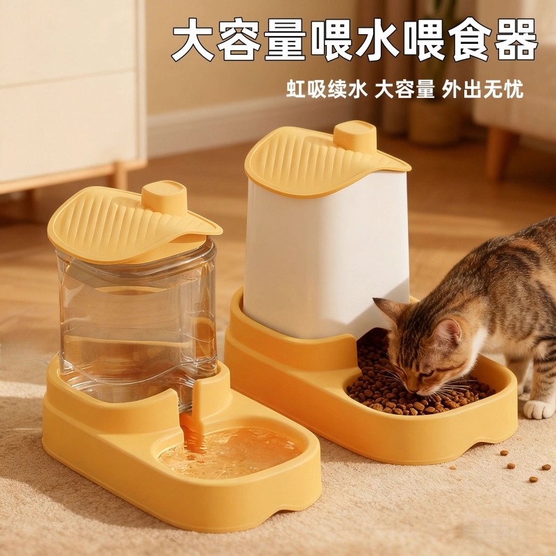 猫咪饮水机狗狗宠物自动喂食器猫喂水喝水续水神器流动不插电水壶