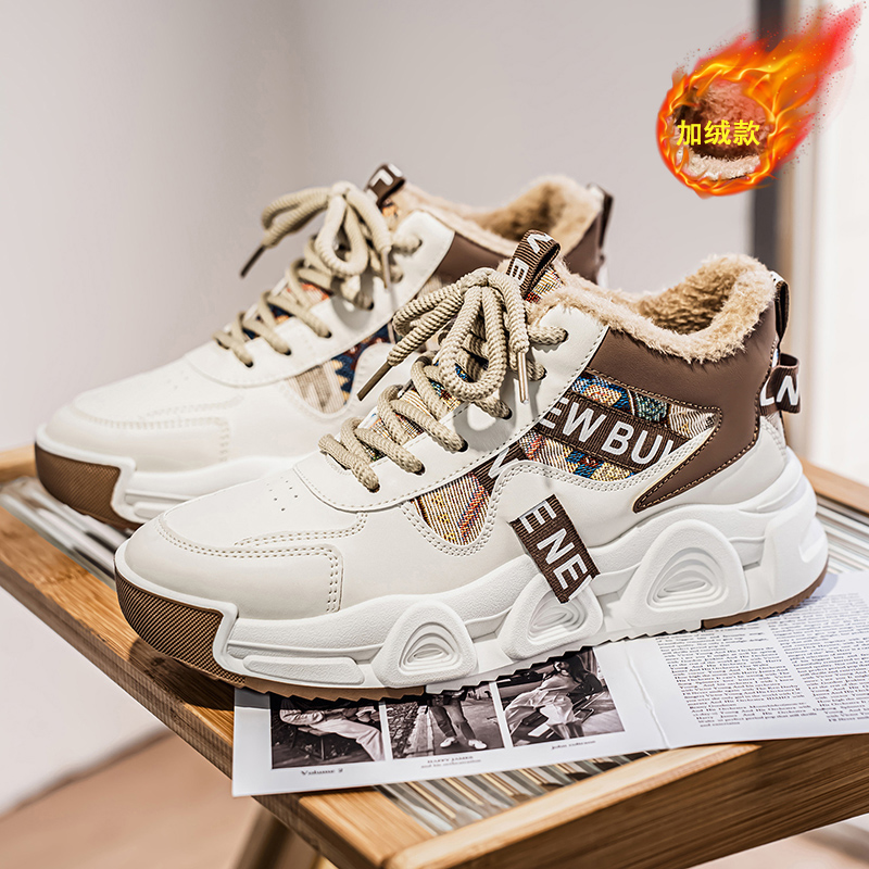 新百伦冬季新款加绒加厚高帮鞋