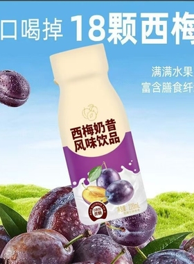 西梅奶昔0添加蔗糖0反式脂肪酸代餐乳酸菌风味饮品正品推荐