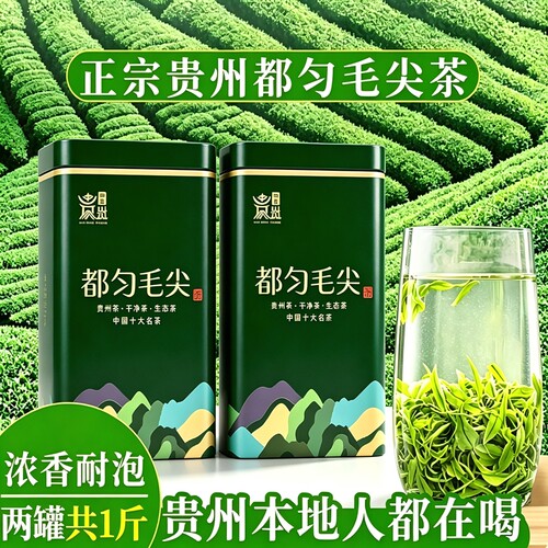 都匀毛尖茶贵州绿茶2026新茶明前春茶浓香型高山云雾袋装高档茶叶
