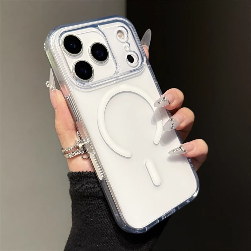 【带AI拍照按键】翔礼适用苹果17promax手机壳新款透明磁吸iphone17镜头全包16防摔15超薄14高级感13男女ipm