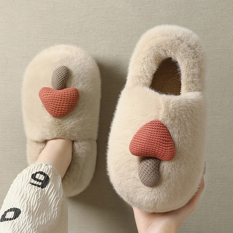踩屎感棉拖鞋女士冬季保暖包跟2025新款室内家居厚底毛绒情侣棉鞋