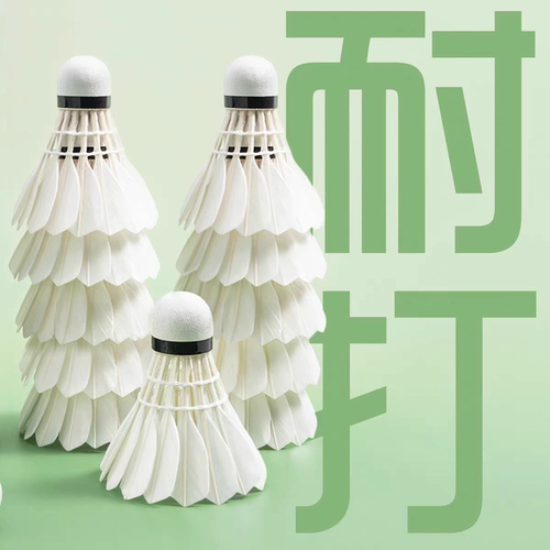 羽毛球正品不易打烂鹅毛室外比赛套装训练用球