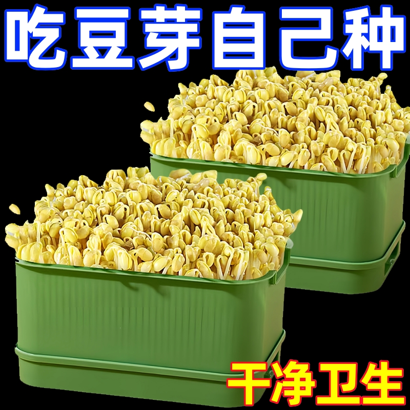 新款家用发豆芽工具神器食品级豆芽盆发芽盆生绿豆芽花生芽专用盆