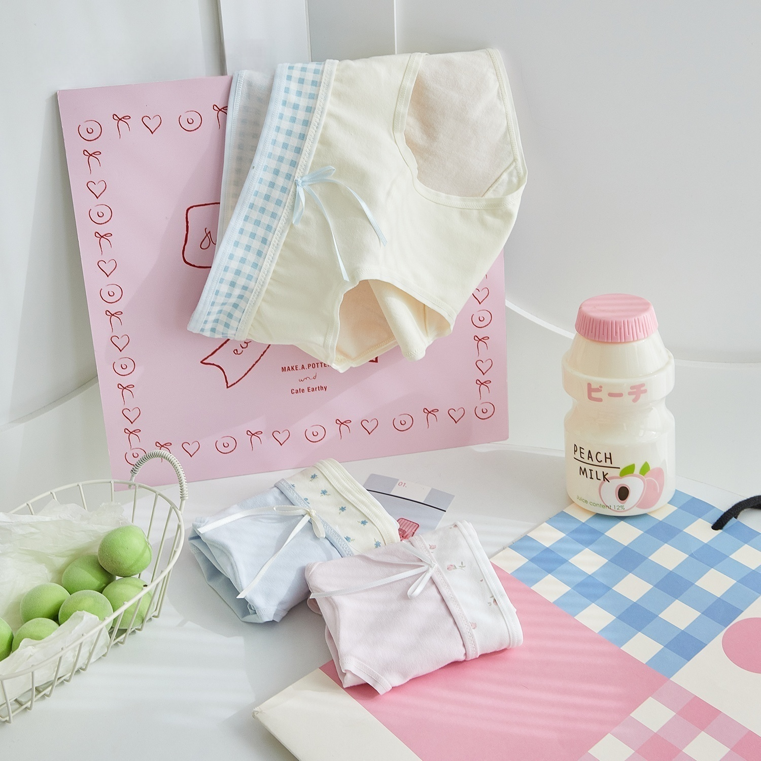 纯棉内裤女生女士2025秋冬新款可爱三角短裤不夹pp抗菌中腰抑菌