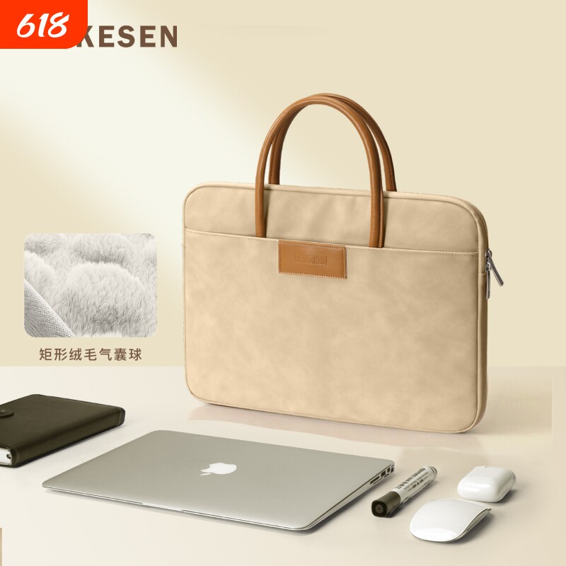 TAIKESEN 高档商务手提电脑包14寸女适用苹果笔记本macbook air15Pro13手提包华为16英寸联想Air15.6公文包男