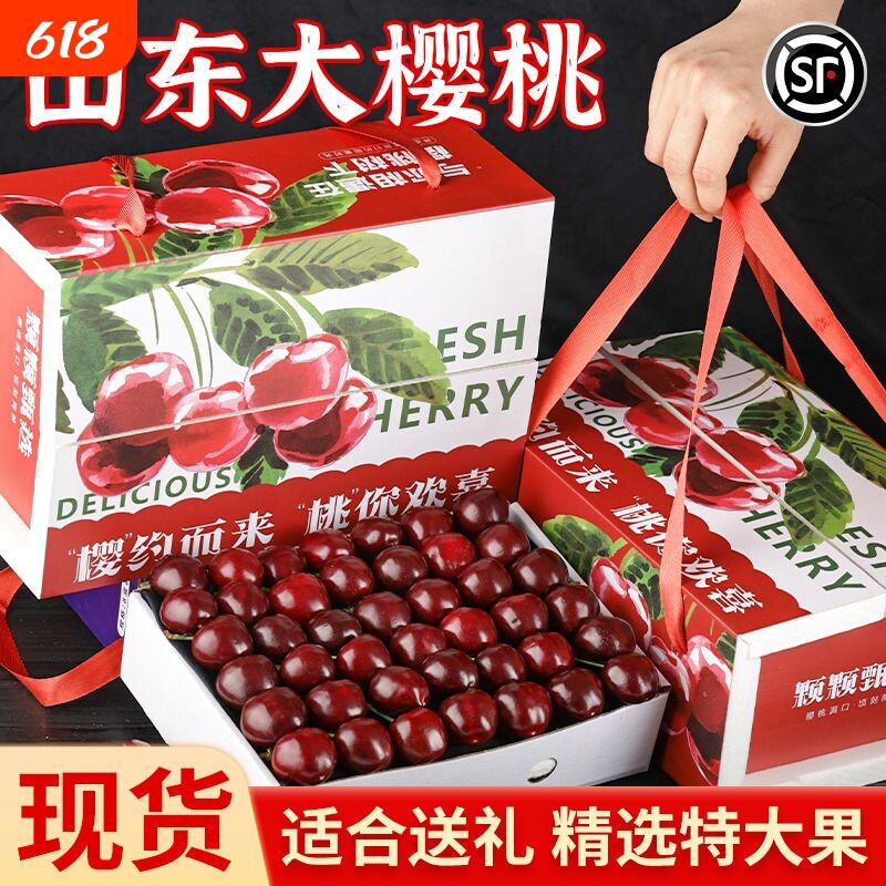 烟台大樱桃  新鲜水果当季大樱桃正宗山东美早当季现摘