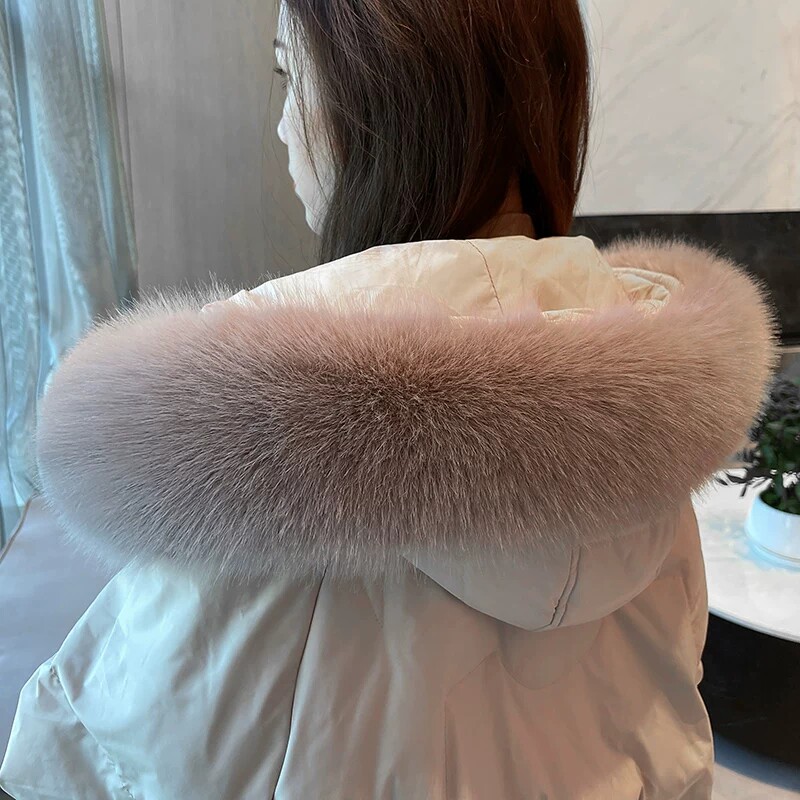 毛领单卖仿真貉子毛狐狸毛毛领子大衣羽绒派克服帽条单买男女通用