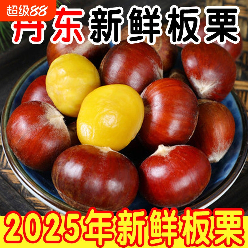 正宗新鲜生现摘丹东板栗5斤