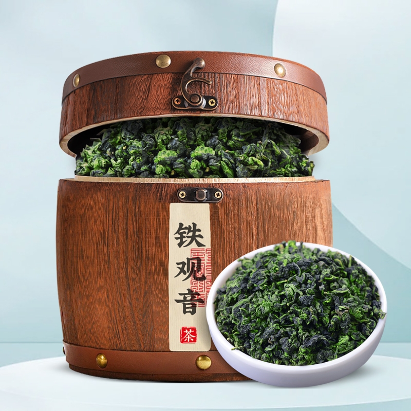 2025安溪浓香型铁观音茶叶高山新茶木桶装散装礼盒装500g过节