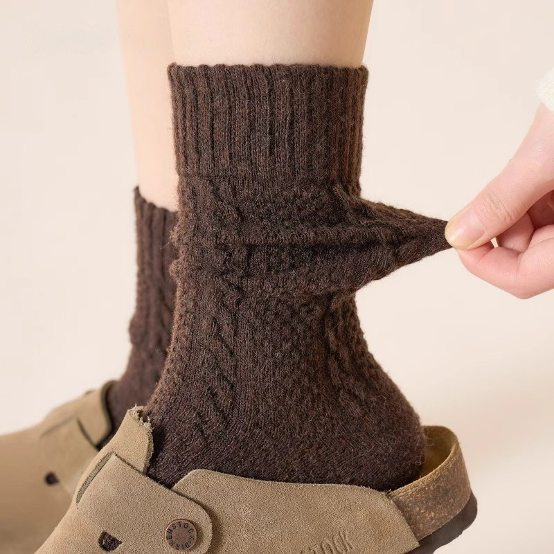 甄选优质面料美拉德复古麻花堆堆