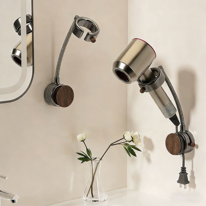 吸盘吹风机支架懒人解放双手风筒挂架浴室电吹风架子免打孔置物架,家庭/个人清洁工具,吹风机置物架,淘宝优惠券,粉丝福利购,淘宝优惠卷