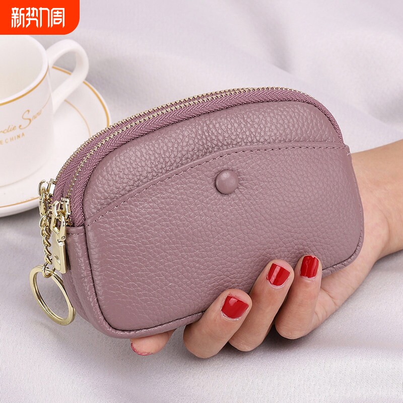 新款拉链零钱包女迷你小包时尚简约钥匙包硬币包可爱手拿包收纳包