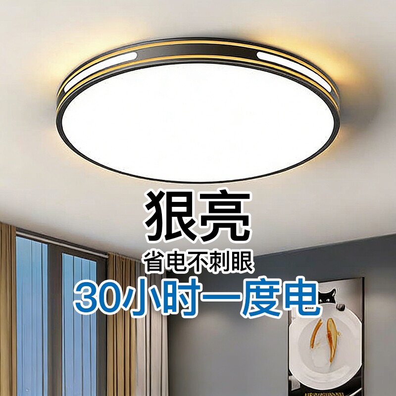 客厅吸顶灯主灯中山灯具 2026新款大气简约现代LED家用餐厅卧室灯图片