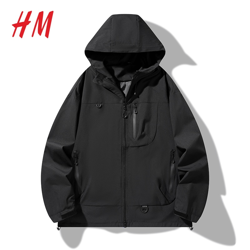 HM夹克外套冲锋衣秋季山系户外