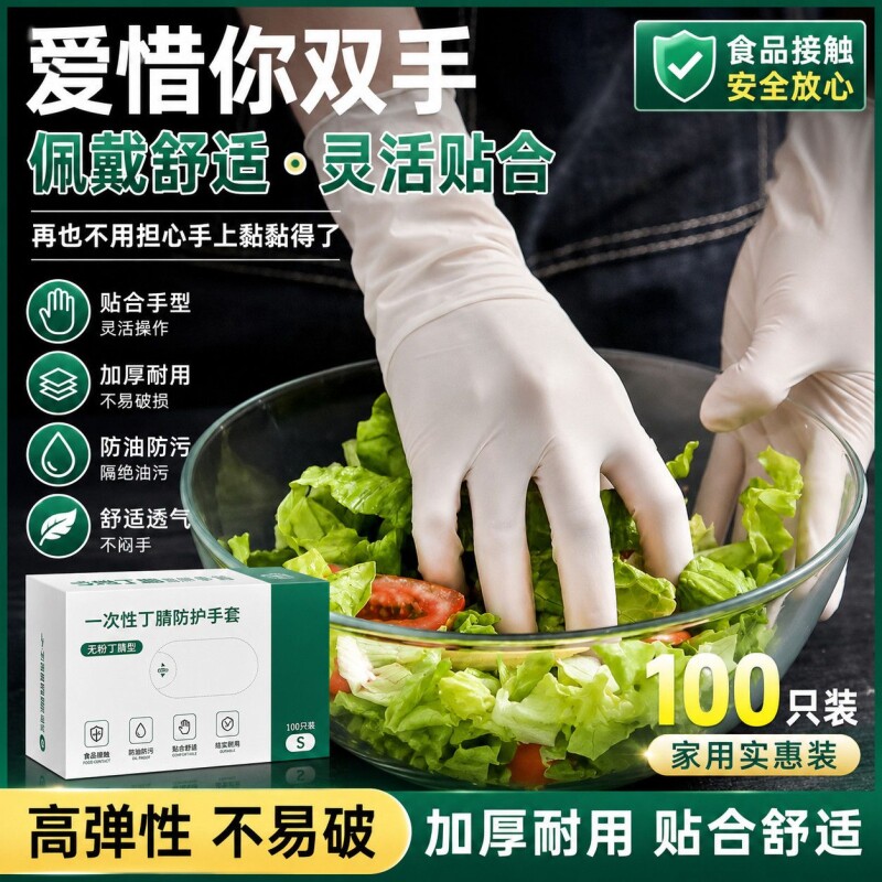 加厚丁腈防油手套|超1000次加购图片