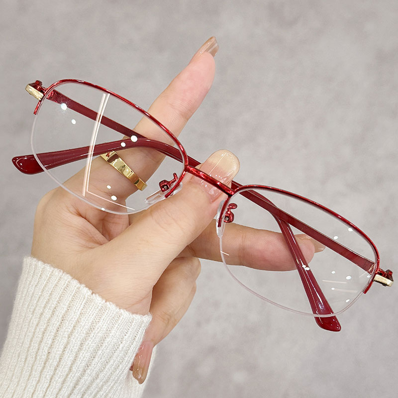 2025新款防蓝光老花眼镜女士品牌高档正品高清防辐射中老年人时尚