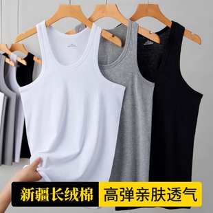 男士背心内穿打底纯棉老头衫男款全棉运动健身跨栏夏季男式无袖