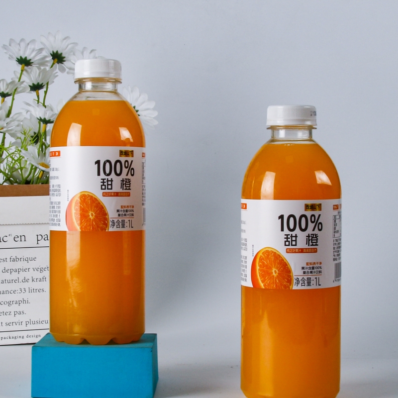 100%纯果汁1L大瓶家庭实惠装0防腐剂0脂0色素维c无菌冷灌