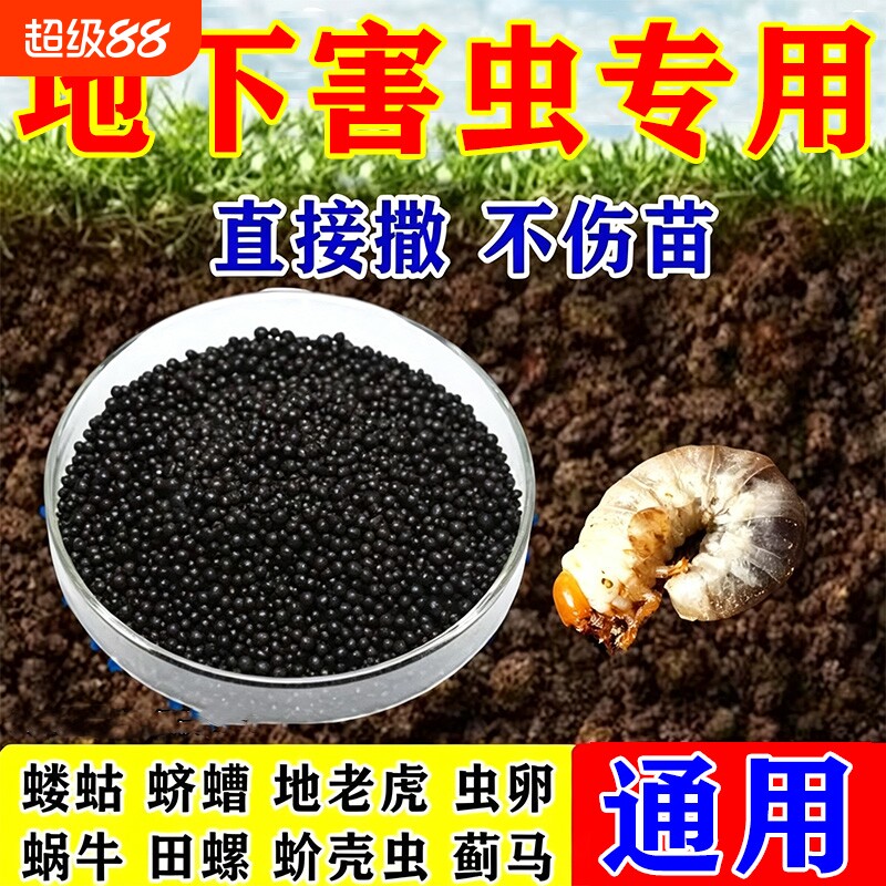 无机肥专攻地下虫蛴螬根蛆蝼蛄潮虫爬虫颗粒菜地地下害虫通用图片