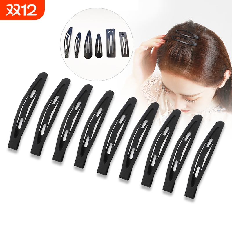 黑色刘海小发卡夹子头饰