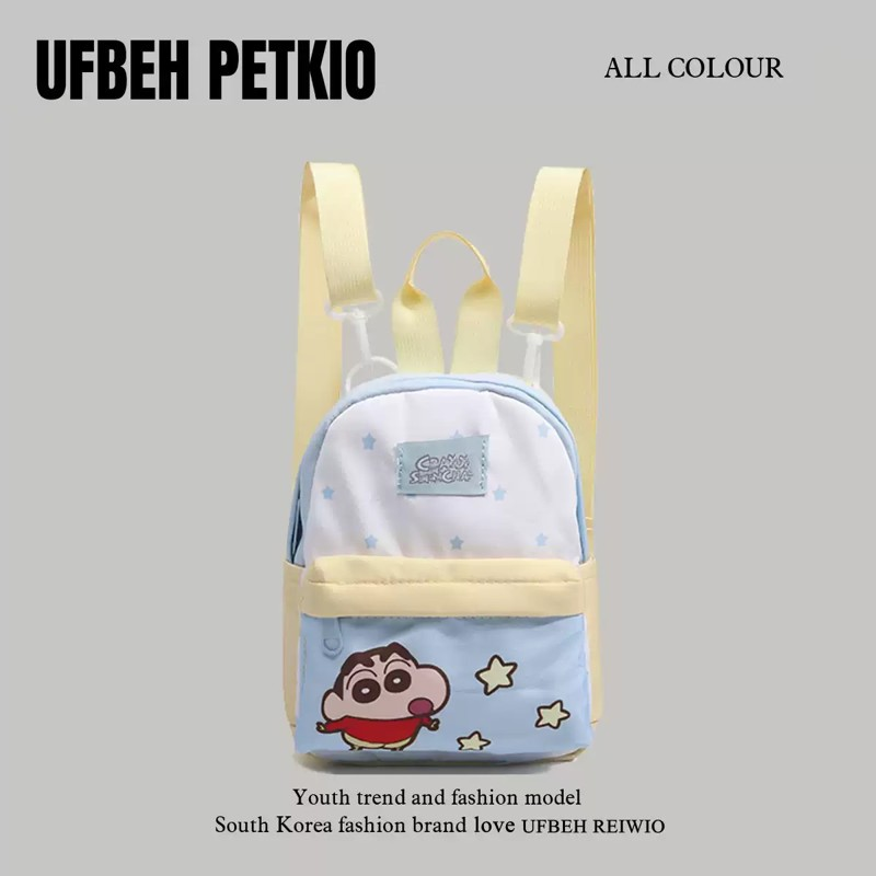 蜡笔小新学院风双肩包可爱软妹高颜值hellokitty卡通迷你儿童背包