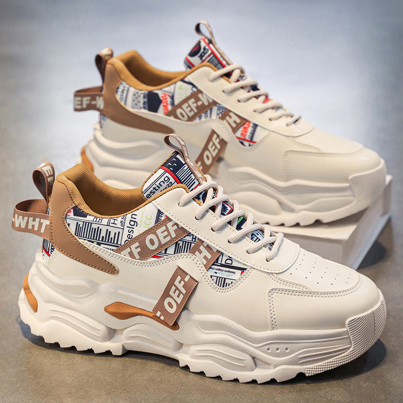 秋季厚底休闲跑步鞋潮牌男鞋