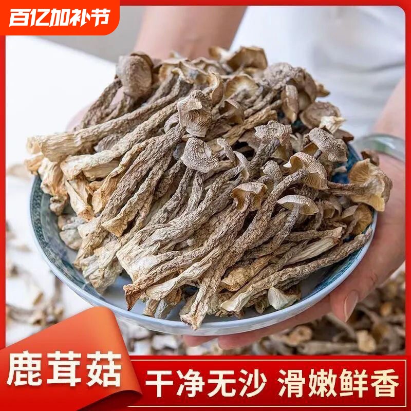 鹿茸菇500g煲汤炖汤食材养生菌菇精选精品袋装花菇年货美味新鲜