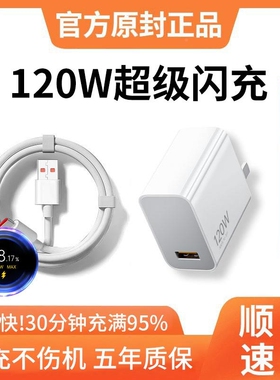 阙听120w快充电器适用小米1715120w4Pro163/12红米K70至尊版K50手机K60闪充Note13Pro线a套装充无线金标数据